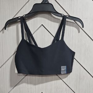 All in Motion Black Double Strap Sports Bra